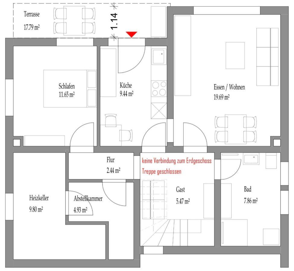 Ferienwohnung In 단 외부 사진